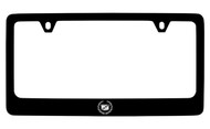 Cadillac Logo Black Coated Metal License Plate Frame Holder