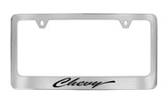 Chevy Script Letters License Plate Frame (CHB1S)