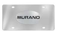 Nissan Murano Chrome Plated Solid Brass Emblem Attached To a Stainless Steel Plate