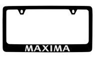 Nissan Maxima Black License Plate Frame 