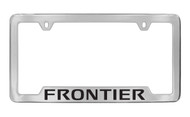 Nissan Frontier Chrome Plated Metal Bottom Engraved License Plate Frame Holder