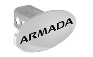 Nissan Armada Chrome Plated Solid Brass Oval Hitch Cover