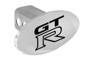 Nissan GTR Chrome Plated Solid Brass Oval Hitch Cover