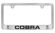 Ford Cobra Chrome Plated Solid Brass License Plate Frame