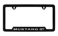Ford Mustang GT Bottom Engraved Black Coated Zinc Frame