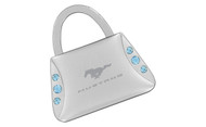 Mustang Purse Shape Keychain in black gift box (FOKCYP-B300-E)