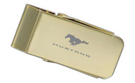 Mustang Gold Plated Money Clip