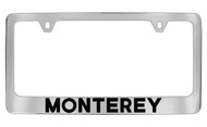 Mercury Monterey Chrome Plated Solid Brass License Plate Frame