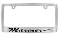 Mercury Mariner Script Chrome Plated Solid Brass License Plate Frame