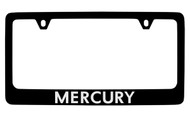 Mercury Wordmark Black Coated Zinc License Plate Frame