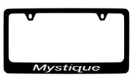 Mercury Mystique Black Coated Zinc License Plate Frame