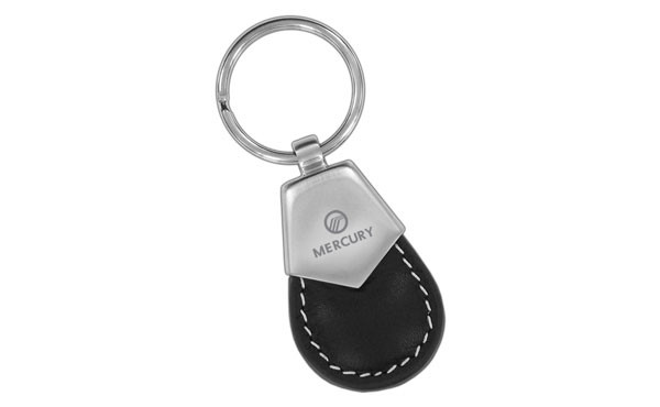 Mercury Black Tear Drop Key Chain
