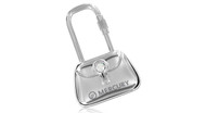 Mercury Purse Shaped Padlock Style Keychain In a Black Gift Box