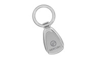 Mercury Stainless Pear Shape Keychain In a Black Gift Box