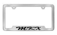 Lincoln MKX Script Bottom Engraved Solid Brass License Plate Frame Holder