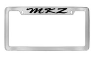 Lincoln MKZ Script Top Engraved Solid Brass License Plate Frame Holder