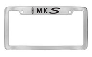 Lincoln MKS with Logo Top Engraved Solid Brass License Plate Frame Holder