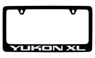 GMC Yukon Xl License Plate Frame Holder with Silver Imprint