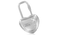 Ford Heart Shaped Padlock Style Keychain In a Black Gift Box