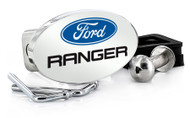 Oval Trailer Hitch Cover with Ford Ranger Logo