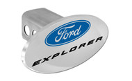 Ford Explorer with Logo Oval Trailer Hitch Cover Plug