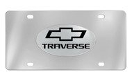 Chevrolet Traverse with Logo Chrome Plated Solid Brass Emblem Attached To a Stainless Steel Plate