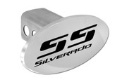 Chevrolet Silverado with SS Logo Oval Trailer Hitch Cover Plug