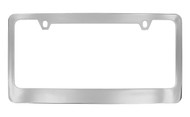 Chrome Plated Solid Brass License Plate Frame 2 Hole (LF319)