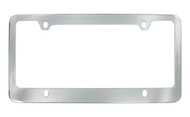 Chrome Plated Solid Brass License Plate Frame 4 Hole