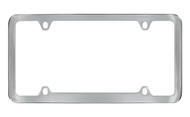 Chrome Plated Plain License Plate Frame 4 Hole (LF328-4H)