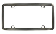 Black Nickel Solid Brass License Plate Frame 4 Hole (LF501BKN-4H)