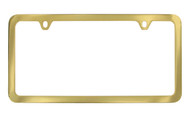 Gold Plated Solid Brass 4 Hole Thin Rim Frame 2 Hole