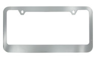 Chrome Plated Lightweight Zinc Plain Frame 2 Hole (LFZNL372)