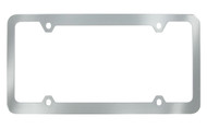 Chrome Plated Lightweight Zinc Plain Frame 4 Hole (LFZNL375)