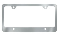 Chrome Plated Lightweight Zinc Plain Frame 4 Hole (LFZNL379-4H)