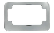 Chrome Plated Solid Brass Motorcycle License Plate Frame (MLF320)