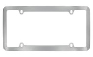 Chrome Plated Plain License Plate Frame 4 Hole (LF326)