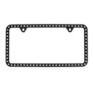 Black Powder Coated Zinc Bling Frame Embellished with premium Crystals (LFZCY501-AB-2H)