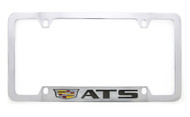 Cadillac ATS metal license plate frame. Quality craftsmanship and best on the market. Durable for harsh weather. Standard US frame size. Official licensed product.