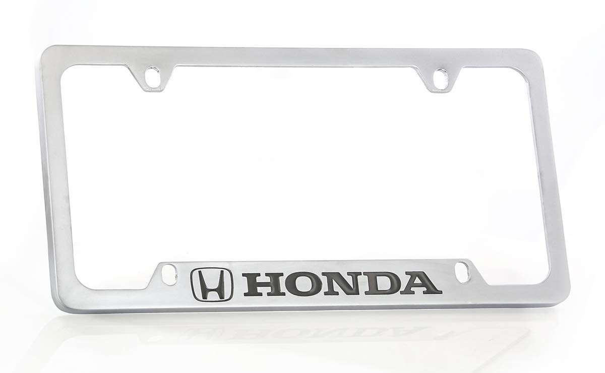 Lincoln Logo Top Engraved Chrome Plated Metal License Plate Frame Holder 4 Hole