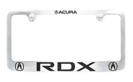 Acura RDX Wordmark Chrome Plated Coated zinc License Frame Holder 2 Hole