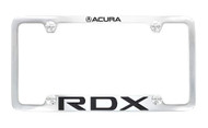 Acura RDX Wordmark Chrome Plated Coated Metal License Frame Holder 4 Hole
