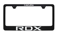Acura RDX Wordmark Black Coated zinc License Frame Holder 2 Hole