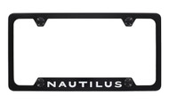 Lincoln Nautilus Black Coated License Plate Frame_ 4 Holes Frame