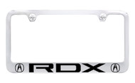 Acura Brand Chrome Plated Metal License Plate Frame with RDX imprint