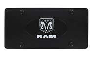 Ram Wordmark Emblem with Black Finish Decorative Vanity Front Plate