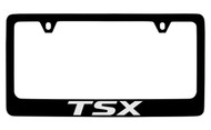 Acura TSX Officially Licensed Black License Plate Frame Holder (ACO6)