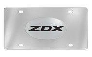 Acura ZDX Officially Licensed Chrome Decorative Vanity Front License Plate