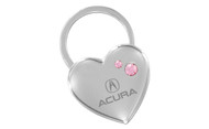 Acura Heart Key Chain Embellished with dazzling Crystals (ACKCYH-P300-A)