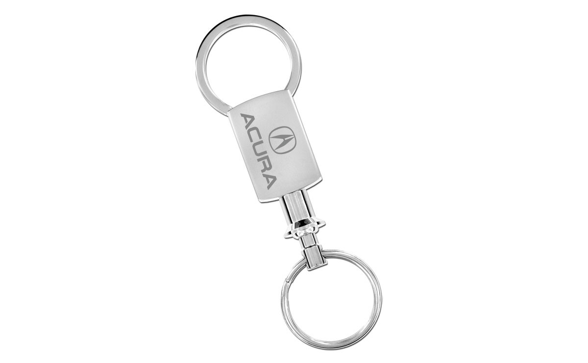 Key Fob Key Ring Keychain Acura Logo Black Valet Key Chain